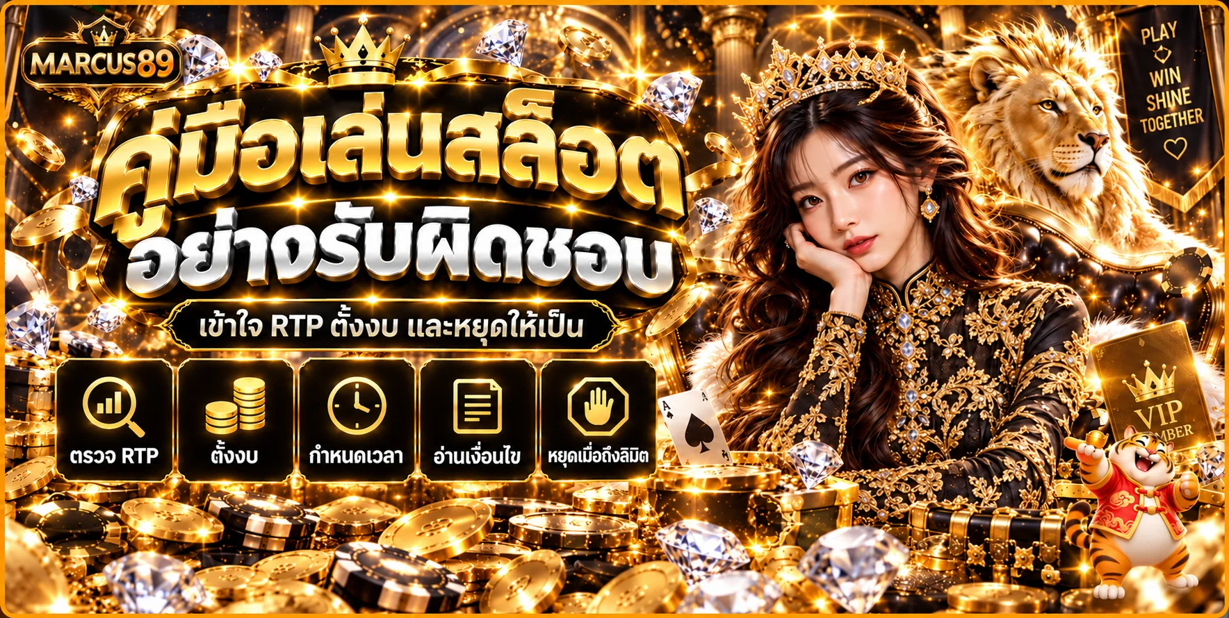 MARCUS89 คู่มือเล่นสล็อตอย่างรับผิดชอบและเข้าใจ RTP